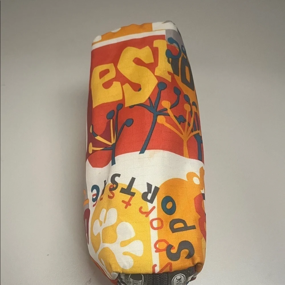 LeSportsac Colorful Graphic Toiletry / Cosmetic Bag preowned